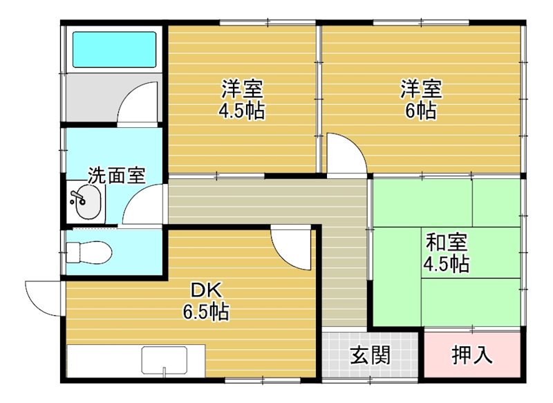 片柳貸家 間取り