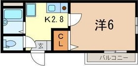 トリエール宮原 203号室 間取り