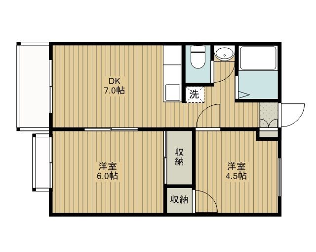 ルミエールⅠ 203号室 間取り