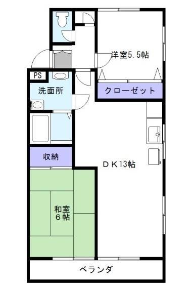 メゾン島田 ベランダ