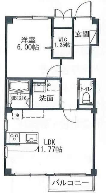 Ａｒｅｎａ新都心・北与野 307号室 間取り