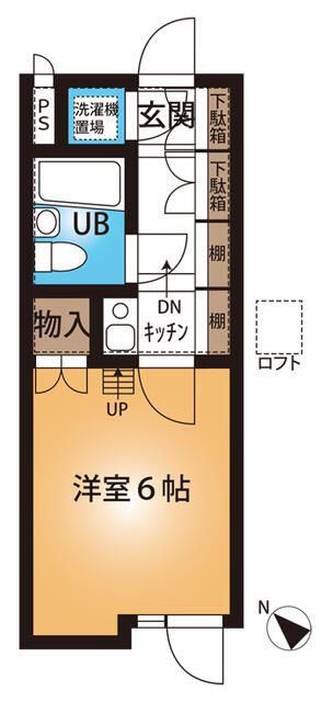 シティアビタ吉野町 108号室 間取り