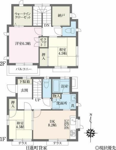 日進町貸家 間取り
