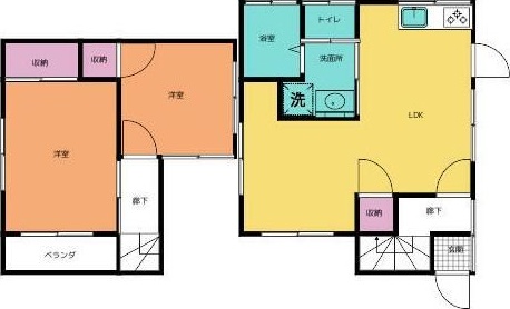 日進町貸家 間取り