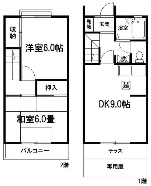 ローズバーグＣ C-3号室 間取り