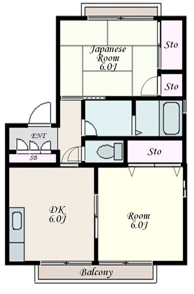 プルミエール本郷Ⅲ 102号室 間取り