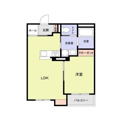 （仮称）マンションシバガミ 202号室 間取り