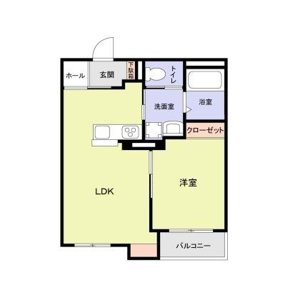 （仮称）マンションシバガミ 203号室 間取り