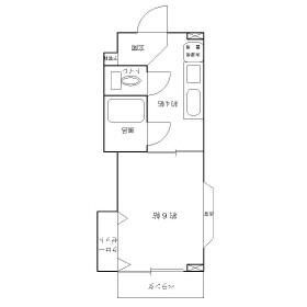 キャッスルヒロ 107号室 間取り