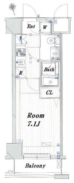 ヴェルステージ大宮 209号室 間取り