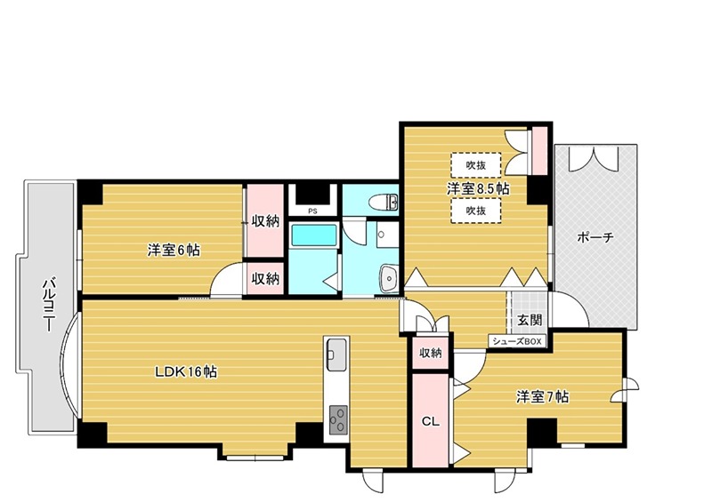 T＆Mビル 301号室 間取り