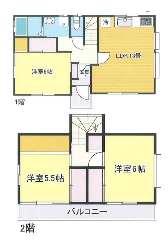 仮）周田貸家 間取り
