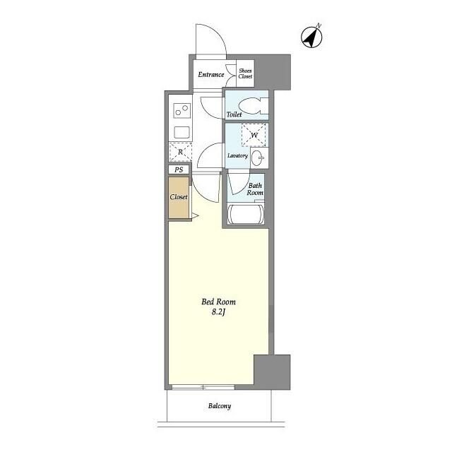 アクシーズタワー新都心 502号室 間取り