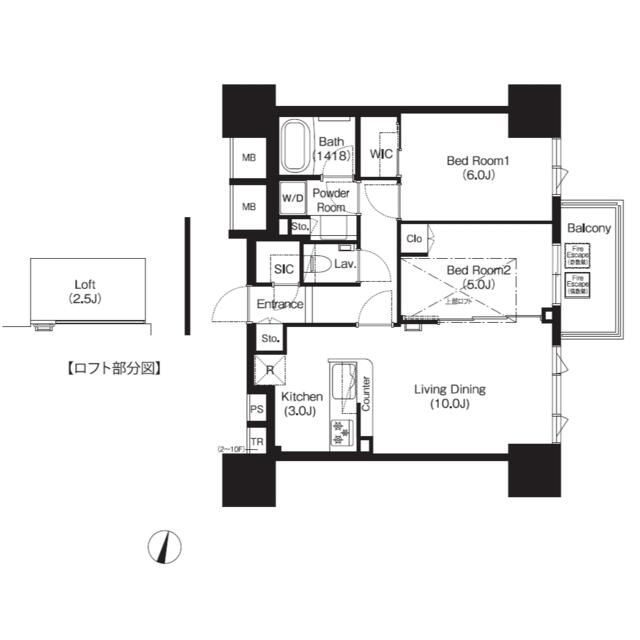 コンフォリア大宮 キッチン