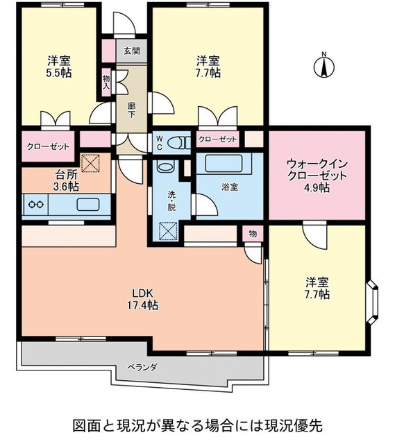アステリ与野本町弐番館 101号室 間取り