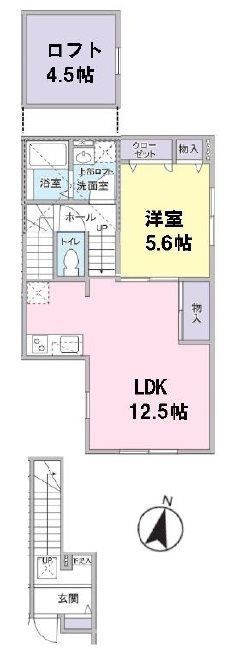 Wishing Star 203号室 間取り