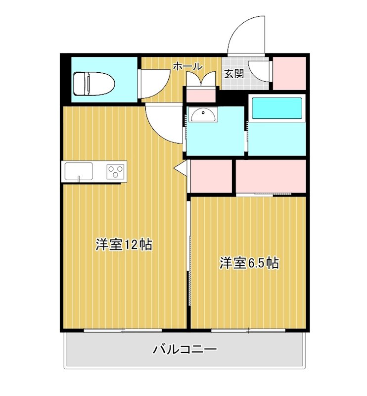 リッツ・リン 101号室 間取り