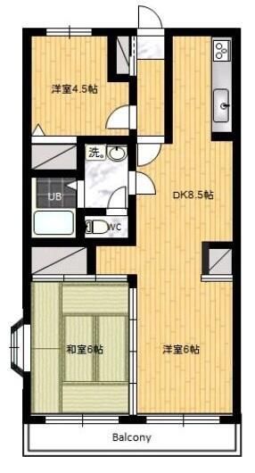 ガーデンピュア 301号室 間取り