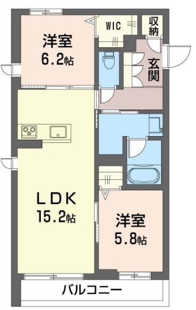 並木ハーミテイジK 301号室 間取り