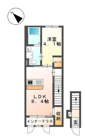 リブロ弐番館 202号室 間取り