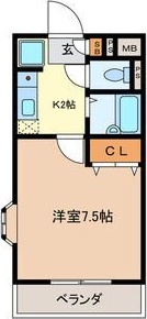 ロイヤルY宮原 301号室 間取り