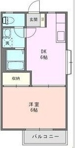 北上尾ハイツ 101号室 間取り