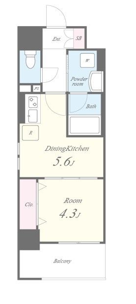 Residence Omiya Hikawasando 1105号室 間取り
