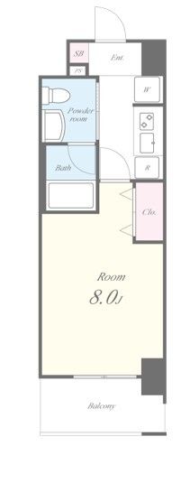 Residence Omiya Hikawasando 1103号室 間取り