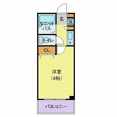 コンフォートマンション下町 722号室 間取り
