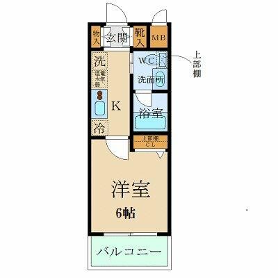 エルフラット大宮アヴィニティー 603号室 間取り