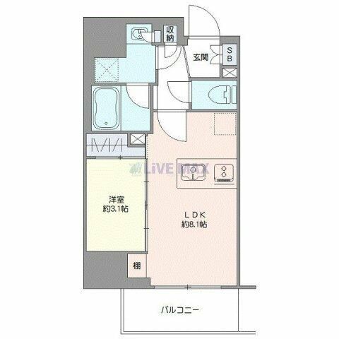 シーフォルム大宮 302号室 間取り