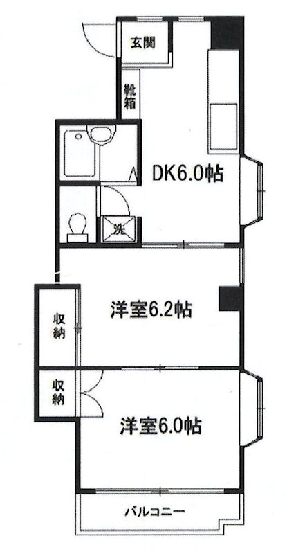 ドミールイトウ 205号室 間取り