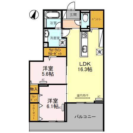 Belleville桜木町 207号室 間取り