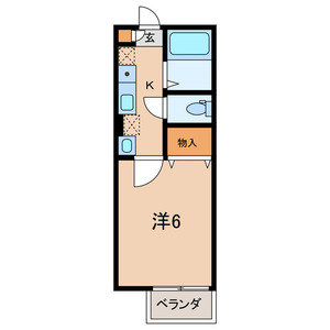 ミューレル信栄 303号室 間取り