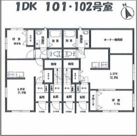 アーバンメゾン三橋 102号室 間取り