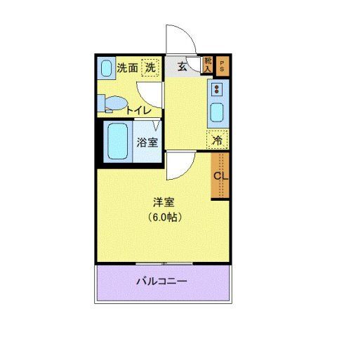 DELIGHT TOWN 306号室 間取り
