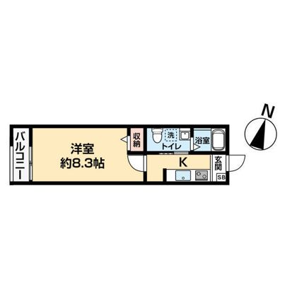 MQuarto与野本町 106号室 間取り