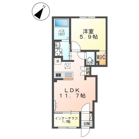 メゾン豊 101号室 間取り