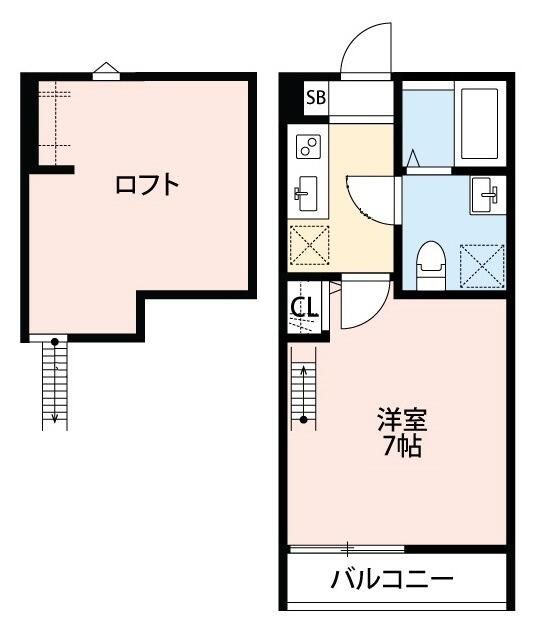 パルレザンド宮原 203号室 間取り