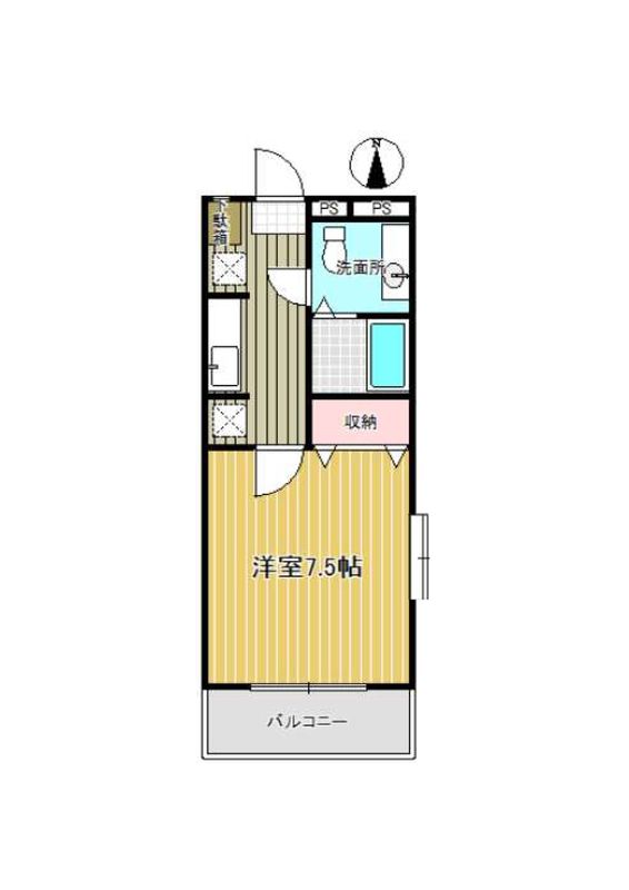 ガレットⅥ 401号室 間取り