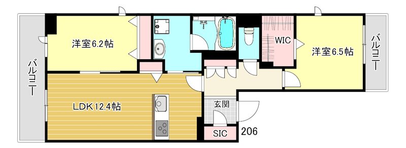 ヴィラ　ヨシダ 306号室 間取り