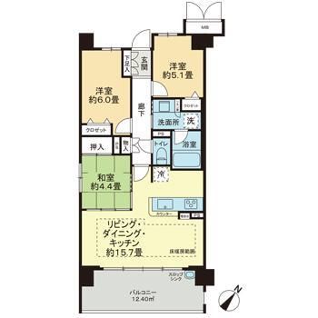 ポレスター大宮桜木町 205号室 間取り