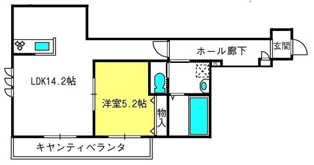 Ａ　ｍｕｓｅ 102号室 間取り
