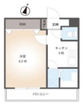 アムール・チュラⅡ 302号室 間取り