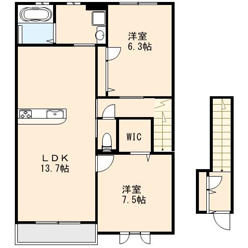 アルフートA 間取り図