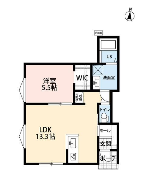 パンサラッサ 101号室 間取り