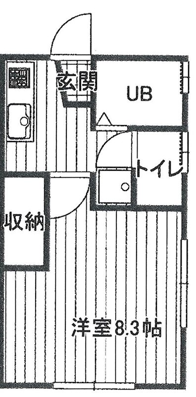 貫井ハウス 101号室 間取り