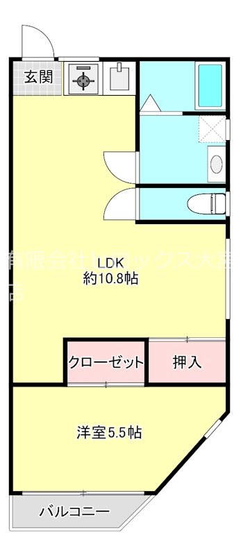 アーバンコーポ奈良 303号室 間取り