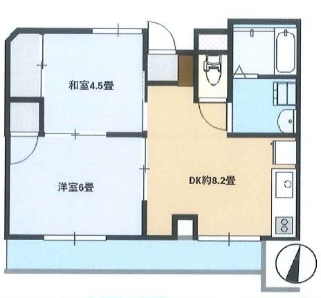 ｙｓ　Ｓｑｕｅａｒ東大成 302号室 間取り