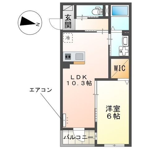 ＫＲＡＦＴ（クラフト） 303号室 間取り